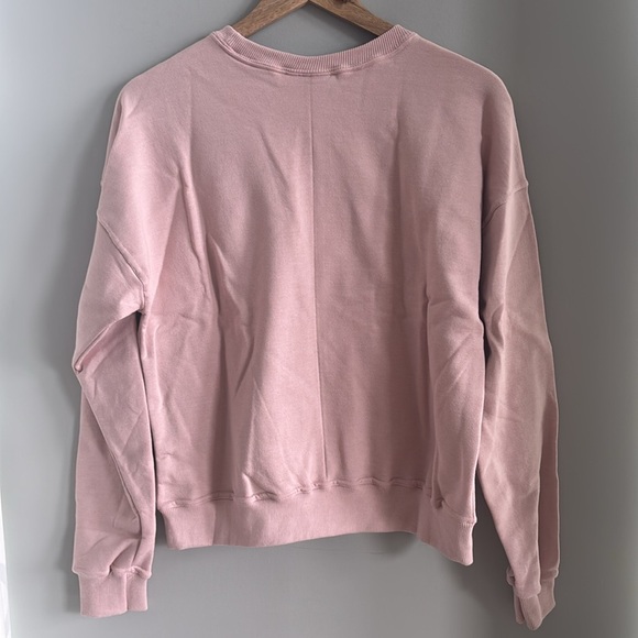 NWT women's Champion Powerblend Crew Sweatshirt pink, SMALL - Picture 6 of 7